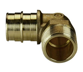 Угольник PE-X лат Дн16х1/2" НР РОС